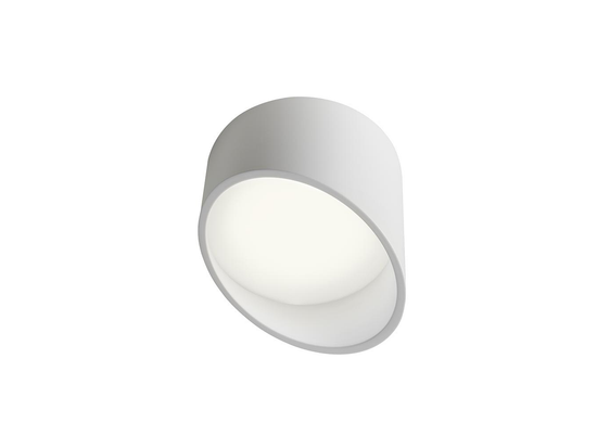 Stropné LED svietidlo Uto matne biele, 12W, 3000K, ø12cm