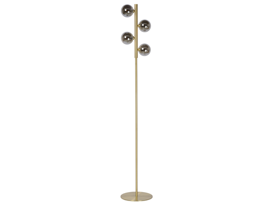 Stojacia lampa Tycho matne zlaté/mosadz, 4xG9, 154cm