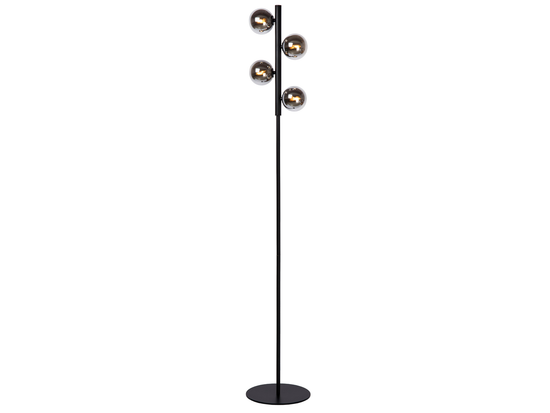 Stojacia lampa Tycho čierna, 4xG9, 154cm