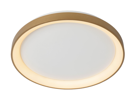 Stropné LED svietidlo Vidal matne zlaté/mosadz, 38W, 2700K, ø48cm