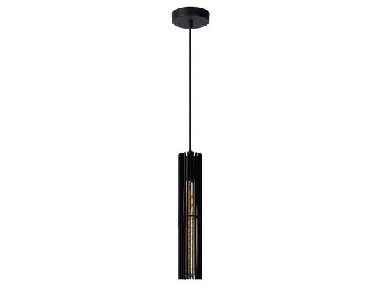 Závesné svietidlo Lionel čierne, E27, 34cm