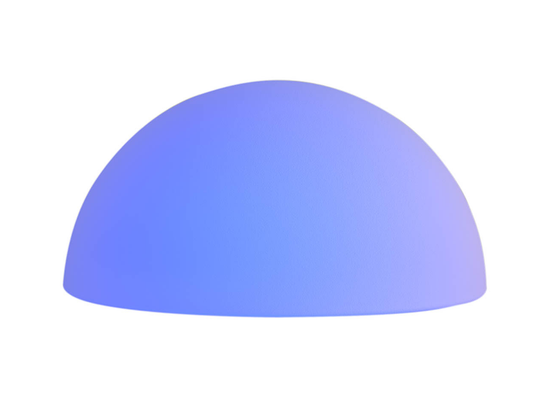 Dekoratívne LED svietidlo Blob opal, 3W, RGB, ø56cm