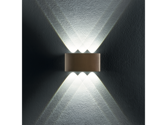 Nástenné LED svietidlo Fabo tmavo šedé, 6W, 3000K, 17cm