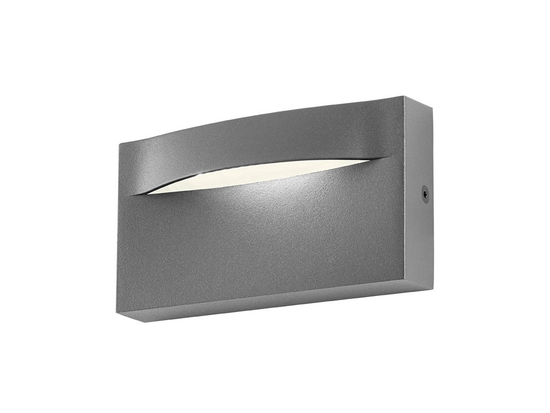 Nástenné LED svietidlo Polifemo tmavo šedé, 8W, 3000K, 13,7cm