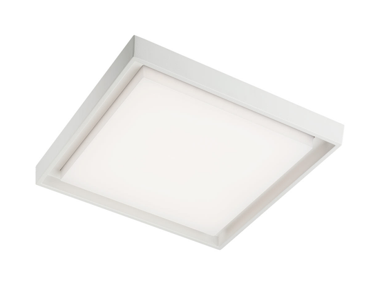 Stropné LED svietidlo Bezel matne biele, 30W, 3000K, 34cm