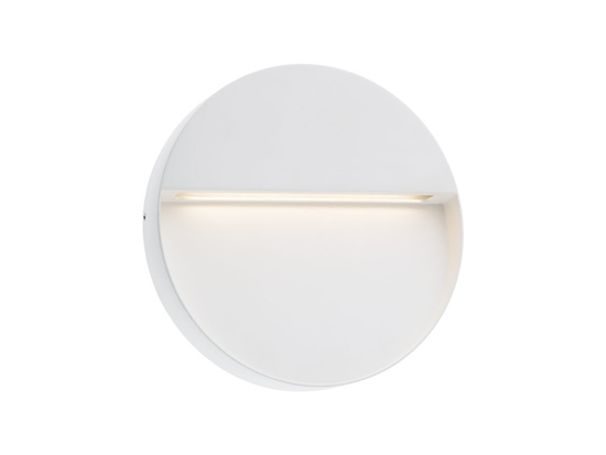 Nástenné LED svietidlo Even matne biele, 9W, 3000K, ø21,5cm