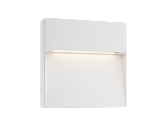 Nástenné LED svietidlo Even matne biele, 9W, 3000K, 21,5cm