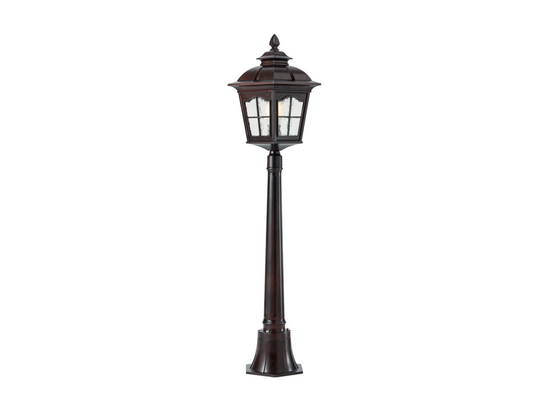 Stojacia lampa York čierno hnedá, E27, 117,7cm