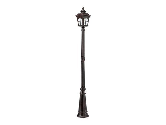 Stojacia lampa York čierno hnedá, E27, 218,6 cm