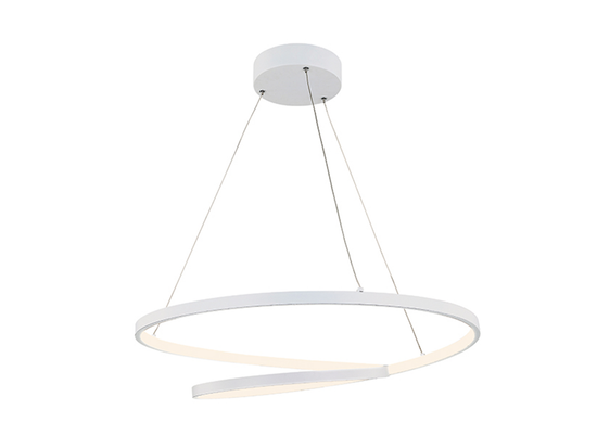 Závesné LED svietidlo biele, 52W, 3000K, ø60cm