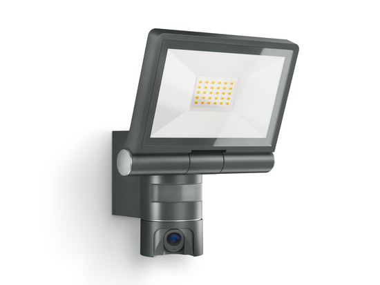 Senzorový reflektor s kamerou a interkomunikačným zariadením XLED CAM 1 SC antracit, 21W, 3000K