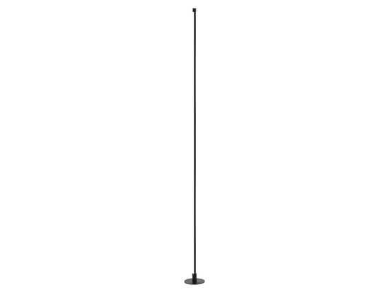 Stojacia LED lampa čierna, 20W, 3000K, 150cm