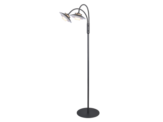 Stojacia lampa 1123, šedá, 129cm