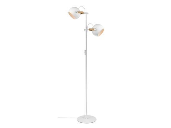 Stojacia lampa DC biela 2L, 150cm