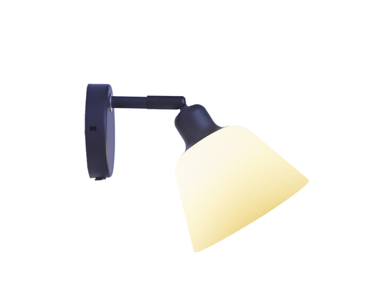 Nástenná lampa Carpenter opálové sklo, ø15cm