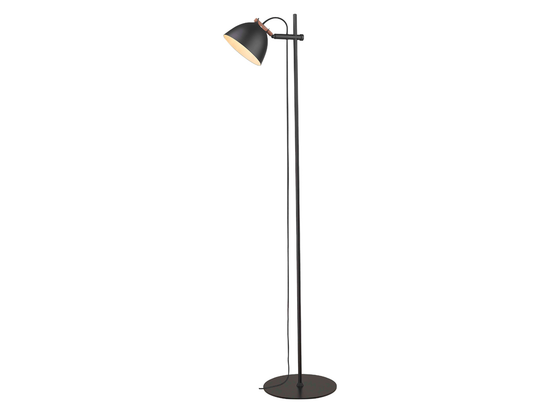 Stojacia lampa Århus čierna, 132cm