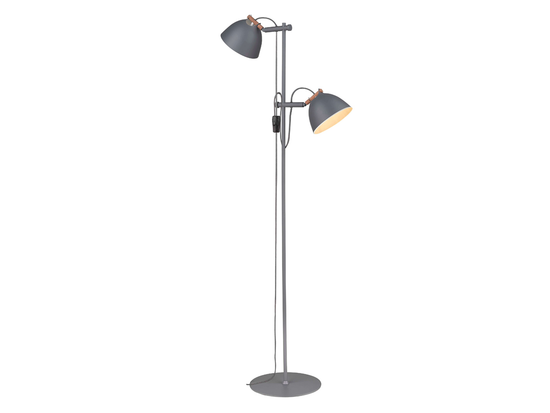 Stojacia lampa Århus sivá 2L, 150cm