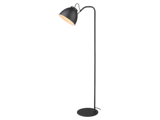 Stojacia lampa Niva čierna, 146cm