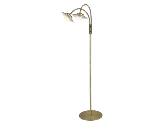 Stojacia lampa 1123, mosadz, 129cm