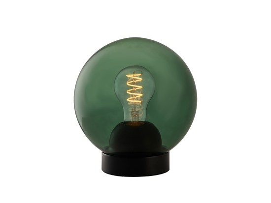 Stolná lampa Bubbles zelená, ø18cm