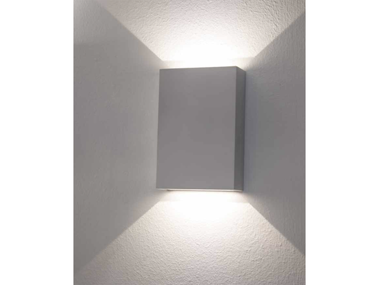 Nástenné LED svietidlo biele, 2x2W, 3000K, 12,3cm