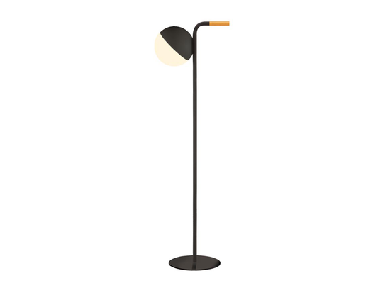 Stojacia LED lampa čierna, 2W, 2700K, 111cm