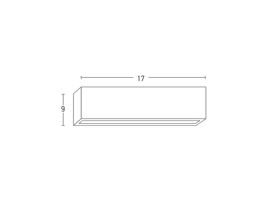 Nástenné LED svietidlo tmavo šedé, 4x2,5W, 3000K, 17cm