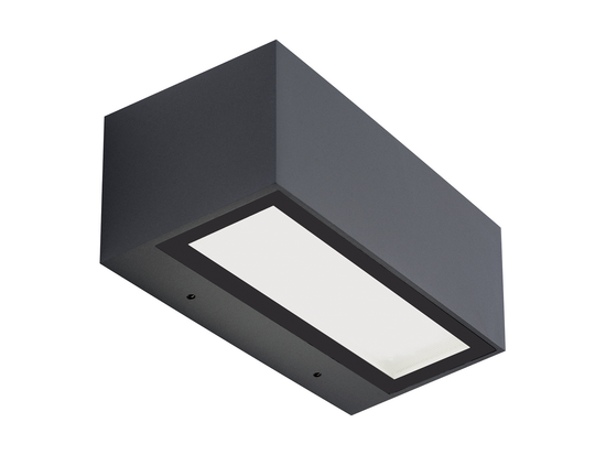 Nástenné LED svietidlo tmavo šedé, 2x13W, 3000K, 22cm