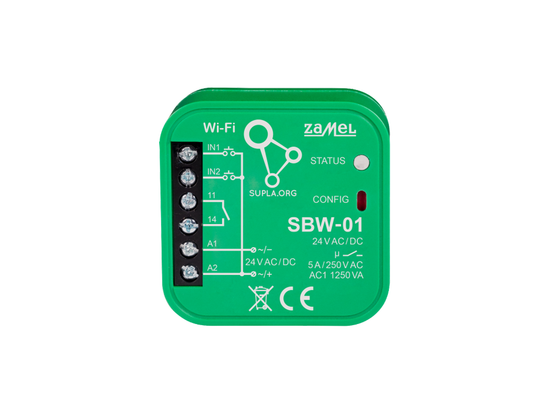 Wi-Fi ovládač brány Supla SBW-01 dvojsmerný